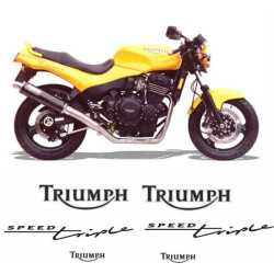 TRIUMPH Speed Triple YEAR 1994-1996 DECALS
