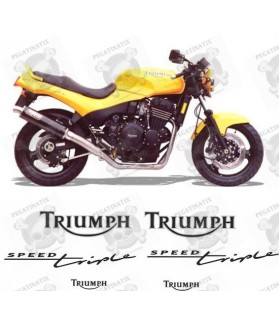 TRIUMPH Speed Triple YEAR 1994-1996 STICKERS (Compatible Product)