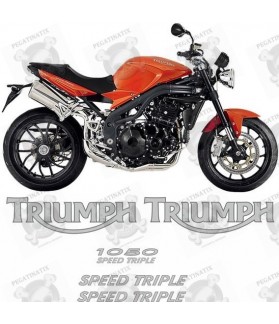 TRIUMPH Speed Triple 1050 YEAR 2005-2010 STICKERS (Compatible Product)