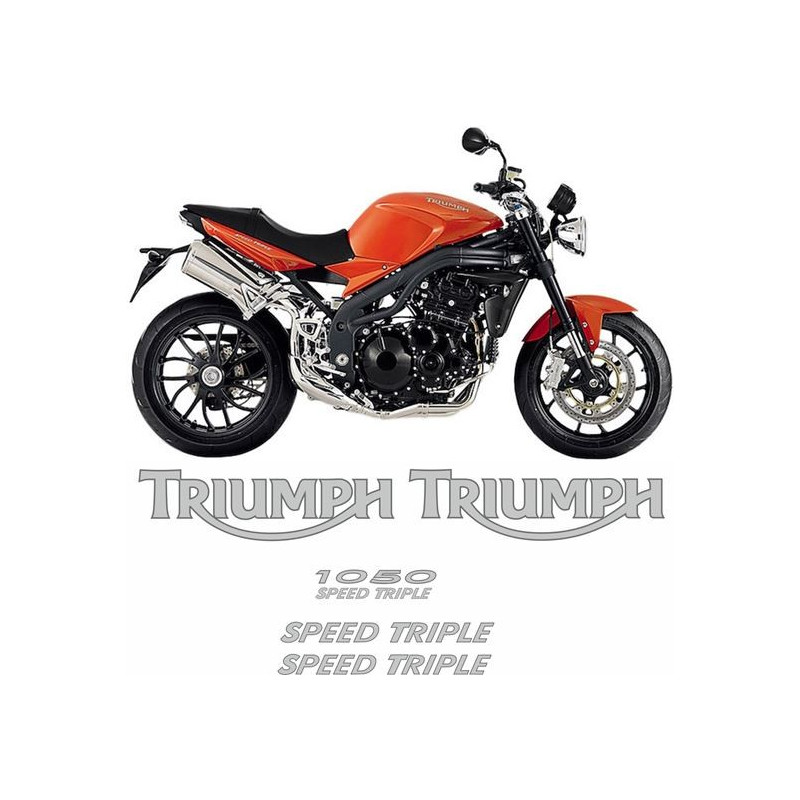 TRIUMPH Speed Triple 1050 YEAR 2005-2010 AUFKLEBER