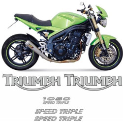 TRIUMPH Speed Triple 1050 YEAR 2005-2010 ADESIVI