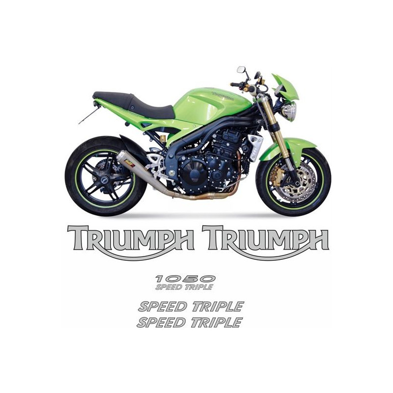 TRIUMPH Speed Triple 1050 YEAR 2005-2010 AUFKLEBER