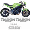 TRIUMPH Speed Triple 1050 YEAR 2005-2010 AUFKLEBER