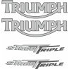 TRIUMPH Street Triple DECALS