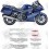 TRIUMPH Sprint GT 1050 YEAR 2010-2016 STICKERS (Compatible Product)