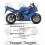 TRIUMPH Sprint ST 1050 YEAR 2005-2010 STICKERS (Compatible Product)