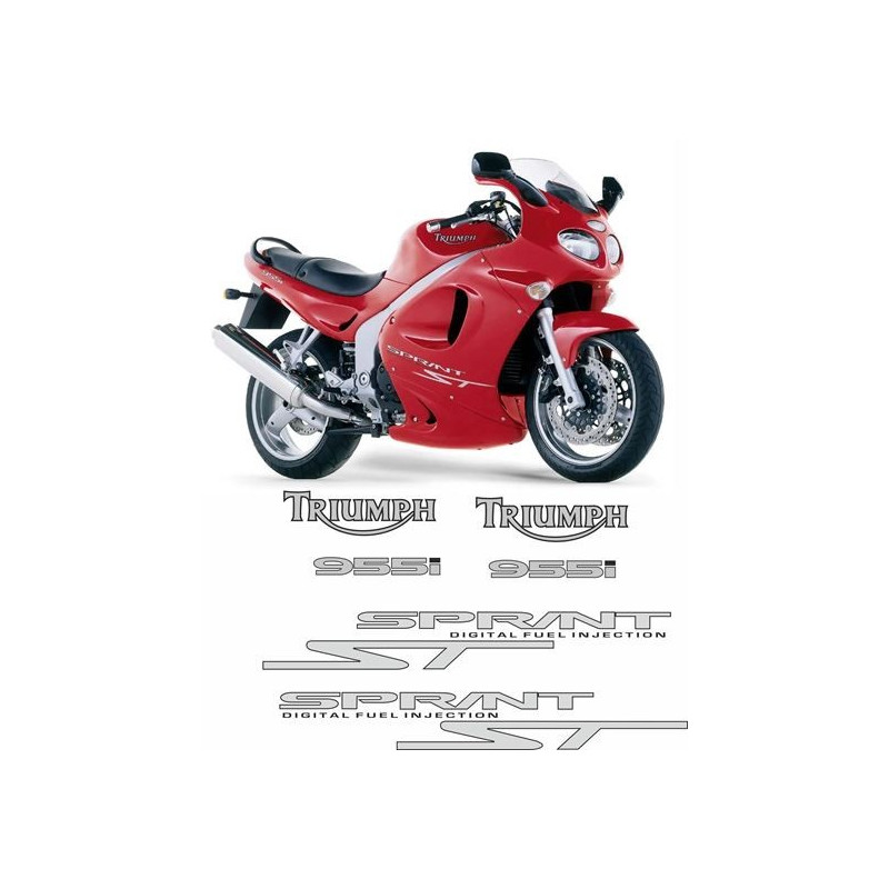 TRIUMPH Sprint ST 955i YEAR 2002-2004 DECALS