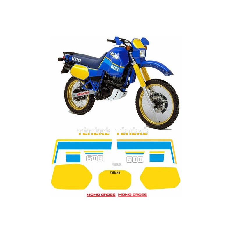 Yamaha TT600Z Tenere YEAR 1986 STICKERS