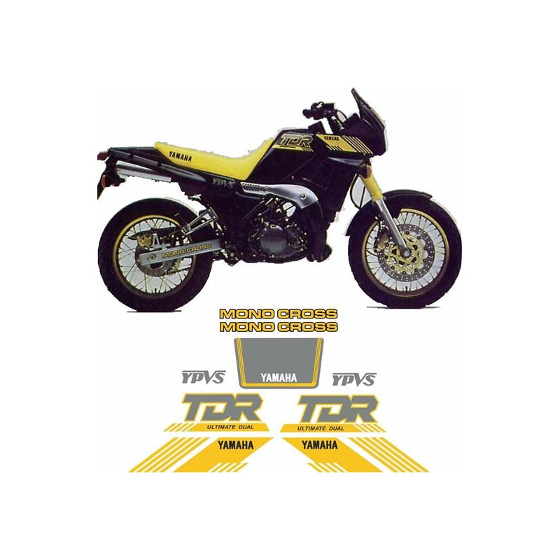 Yamaha TDR250 YEAR 1988-1992 STICKERS