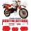 YAMAHA XT600Z Tenere YEAR 1986-1987 STICKERS (Producto compatible)