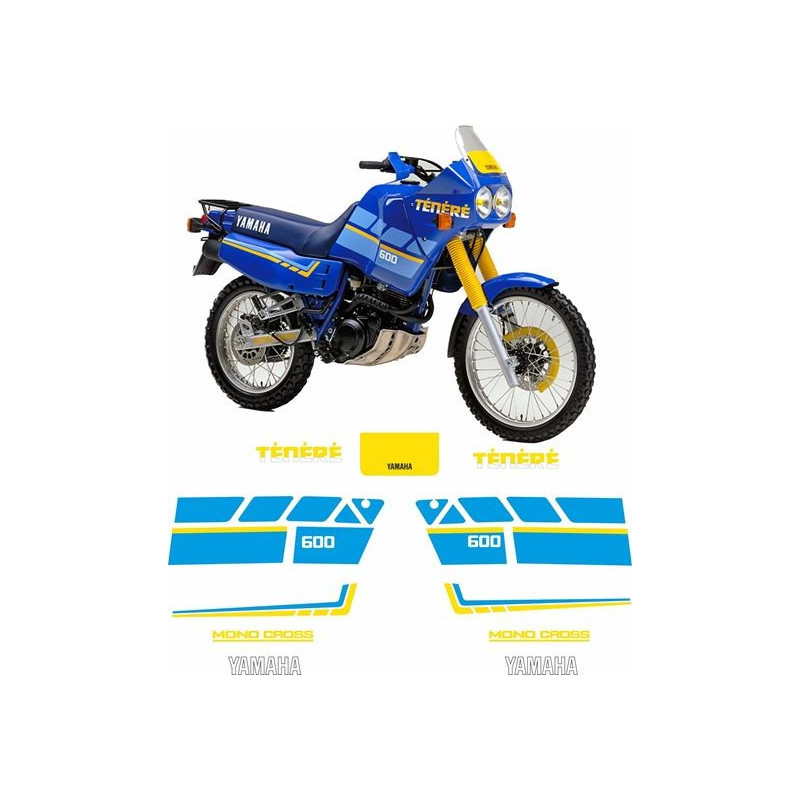 YAMAHA XT600 Super Tenere YEAR 1988-1990 STICKERS