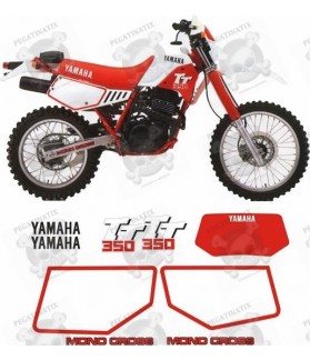 Yamaha TT350 YEAR 1986-1987 STICKERS