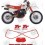 Yamaha TT600 YEAR 1985-1986 STICKERS (Producto compatible)