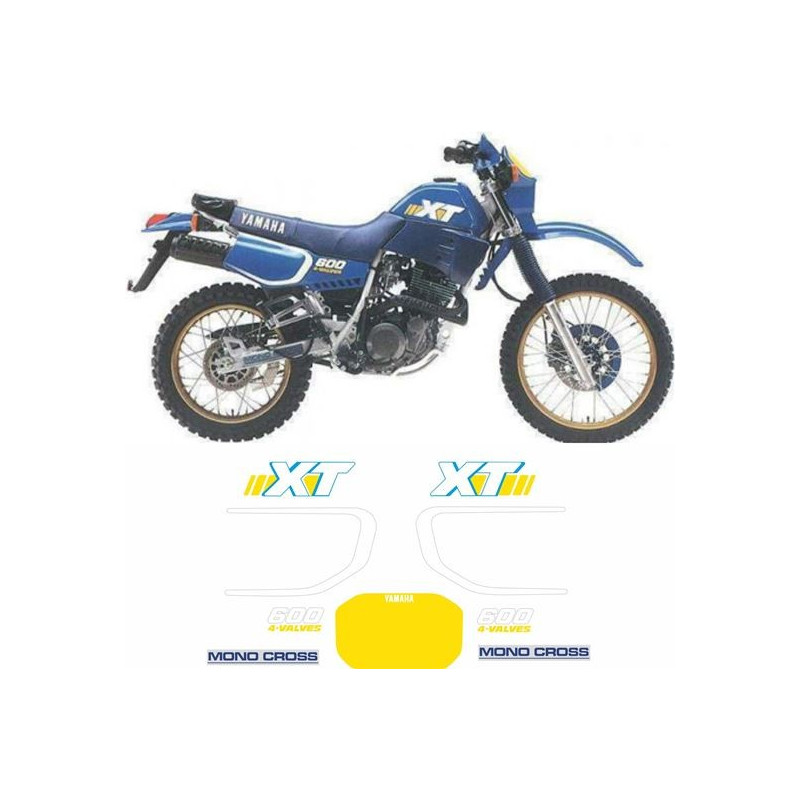YAMAHA XT600 YEAR 1986-1989 STICKERS