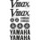YAMAHA V-MAX YEAR 1985 - 2007 AUFKLEBER (Kompatibles Produkt)