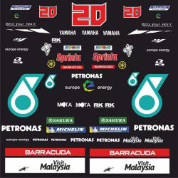 YAMAHA R1 / R6 MotoGP Fabio Quartararo ADESIVI