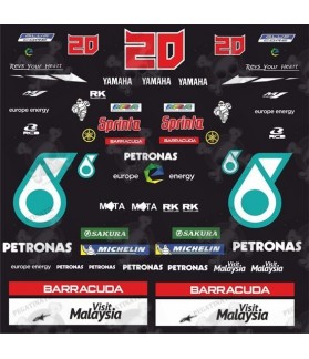 YAMAHA R1 / R6 MotoGP Fabio Quartararo ADESIVI (Prodotto compatibile)