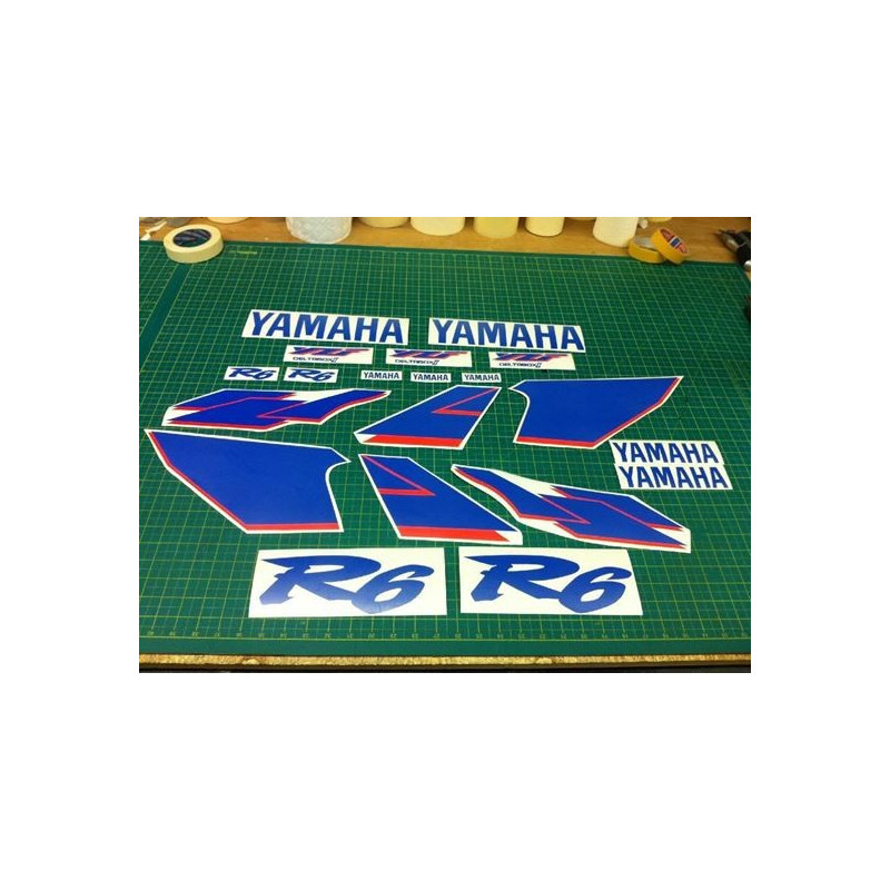YAMAHA YZF R6 1999-2001 ADHESIVOS