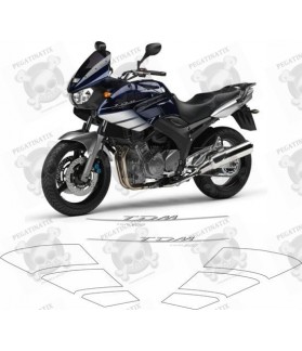 YAMAHA TDM 900 YEAR 2006-2008 DECALS (Compatible Product)
