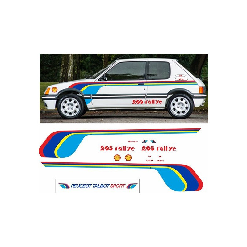 ADESIVI Talbot 205 Rallye