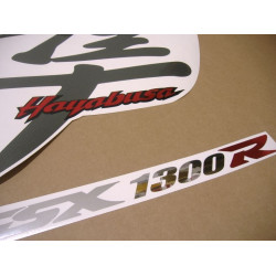 SUZUKI HAYABUSA YEAR 2001 SILVER/BLUE ADESIVOS