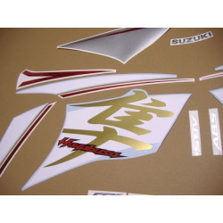 SUZUKI HAYABUSA YEAR 2015 WHITE/SILVER Aufkleber
