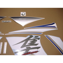 SUZUKI HAYABUSA YEAR 2016 WHITE/BLUE Decals