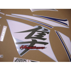 SUZUKI HAYABUSA YEAR 2016 WHITE/BLUE Decals
