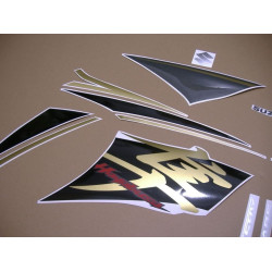 SUZUKI HAYABUSA YEAR 2015 BLACK/GREY/GOLD Autocollant