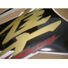 SUZUKI HAYABUSA YEAR 2015 BLACK/GREY/GOLD Autocollant