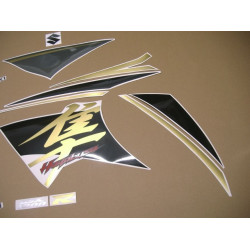 SUZUKI HAYABUSA YEAR 2015 BLACK/GREY/GOLD Adesivi