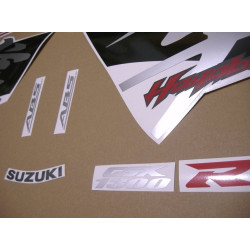 SUZUKI HAYABUSA YEAR 2016 WHITE/BLUE Aufkleber