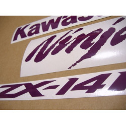 Kawasaki ZX-14R CUSTOM PURPLE ADESIVI