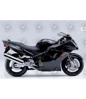HONDA CBR 1100XX YEAR 2000 BLACK DECALS (Compatible Product)