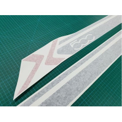 Fiat 500X side Stripes AUFKLEBER