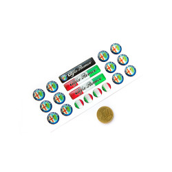 Alfa Romeo GEL Stickers decals