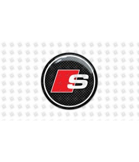AUDI RS CARBON GEL Stickers decals (Compatible Product)