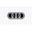 AUDI GEL Stickers decals (Compatible Product)