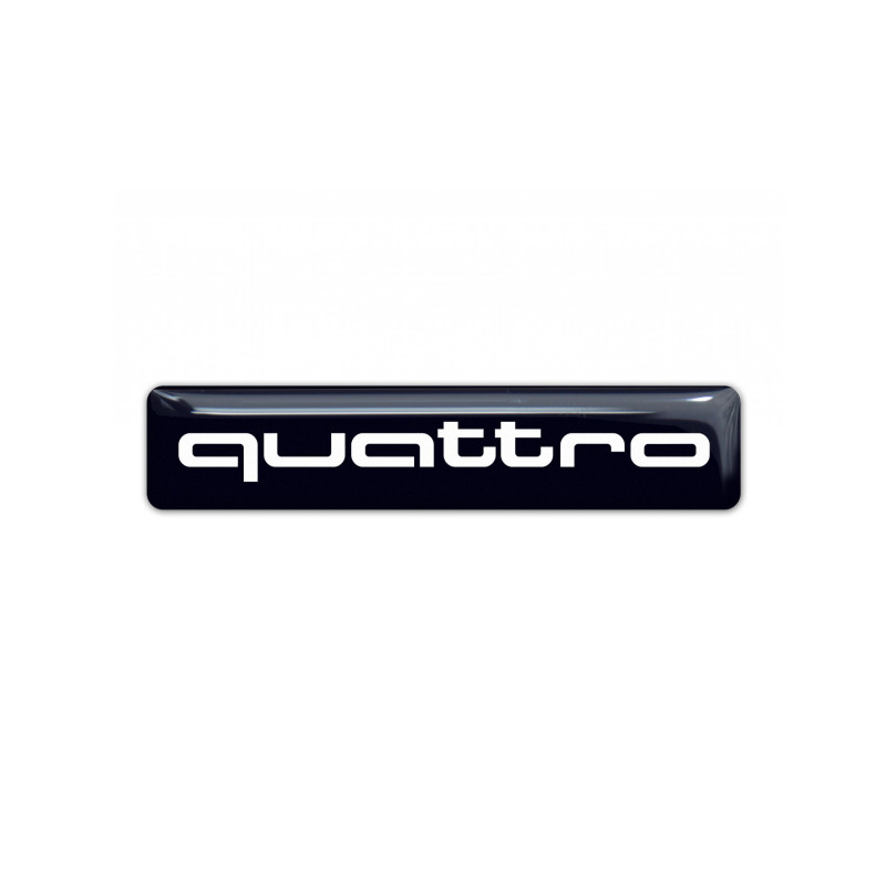 Audi QUATTRO GEL Aufkleber