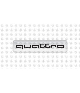 Audi QUATTRO GEL Stickers decals