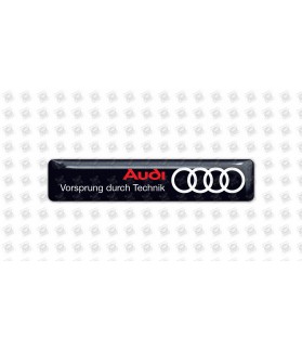 Audi GEL Stickers decals