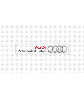 Audi GEL Stickers decals (Compatible Product)