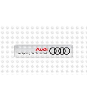 Audi GEL Stickers decals