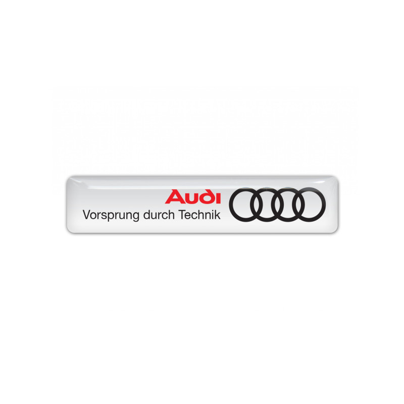 Audi GEL Stickers decals