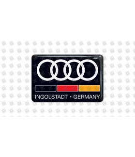 Audi GEL Stickers decals (Compatible Product)