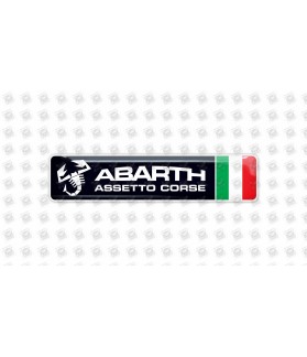 ABARTH GEL Stickers decals (Compatible Product)
