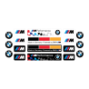 BMW GEL adesivos x18