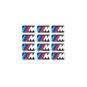 BMW GEL Adesivi x12