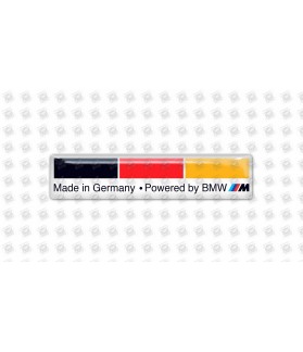BMW M GERMAN GEL Stickers decals (Compatible Product)