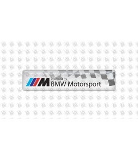 BMW Motorsport GEL Stickers decals (Compatible Product)